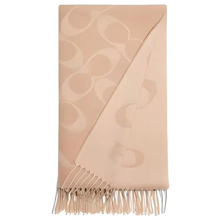 COACH Wool Cashmere Knit Scarves Women's