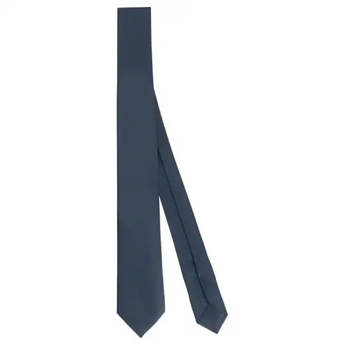 HERMES Silk Ties Men's Dark Blue