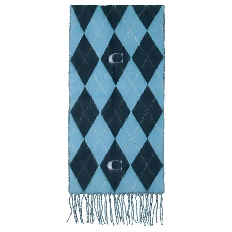 COACH Knit Scarves Women's Blue