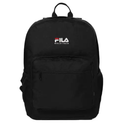 FILA Athleisure Polyester Backpack Regular Unisex Black