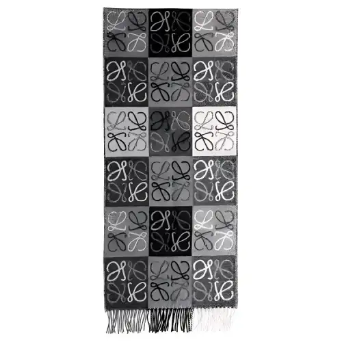 LOEWE Knit Scarves Women's Gray