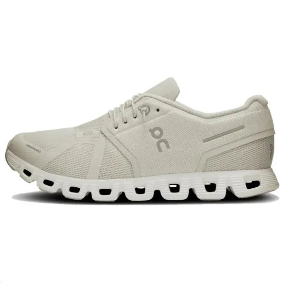 On Cloud 5 Non slip Lightweight Low Top Casual Running Shoes Men's Cream