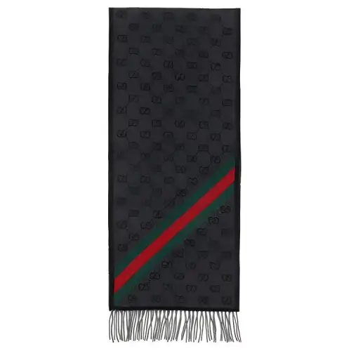 GUCCI GG Wool Knit Scarves Unisex