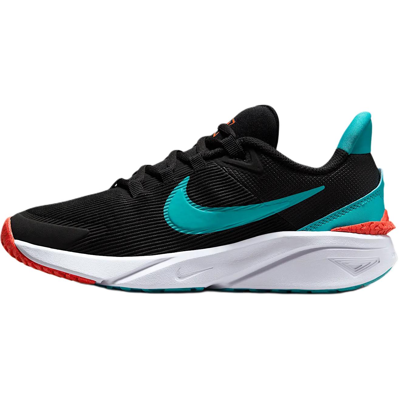 Nike Star Runner 4 comfortable and versatile sports and leisure non-slip wear-resistant low-top children's running shoes black