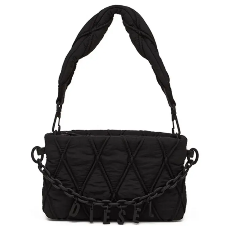 DIESEL Fabric Shoulder Bag Medium Women's Black