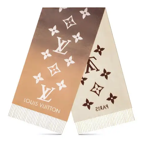 LOUIS VUITTON REYKJAVIK GRADIENT Cashmere Knit Scarves Unisex