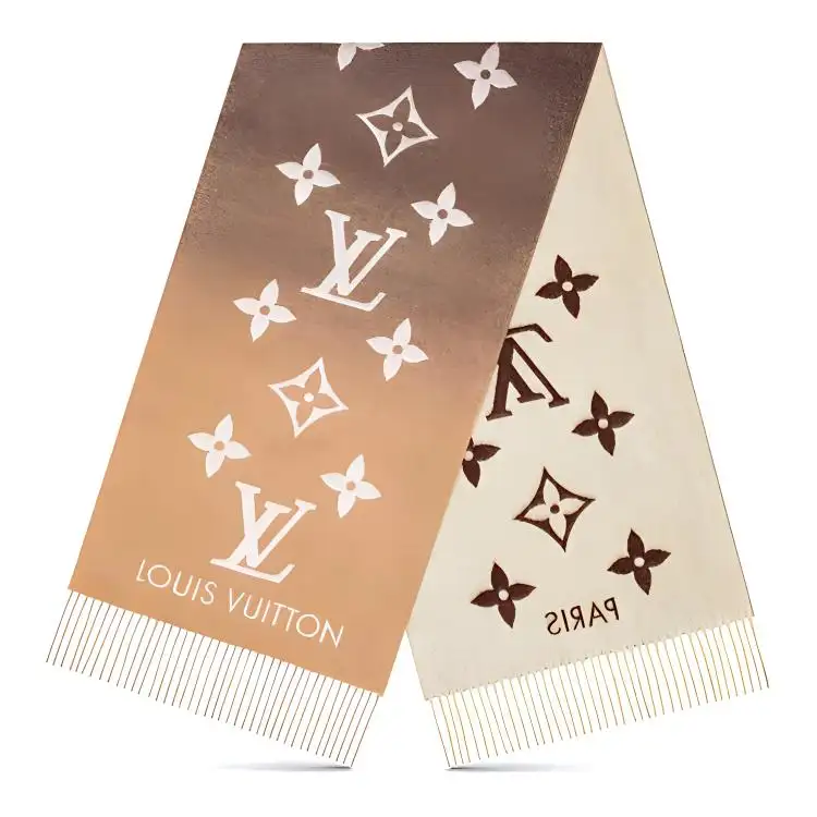 LOUIS VUITTON REYKJAVIK GRADIENT Cashmere Knit Scarves Unisex