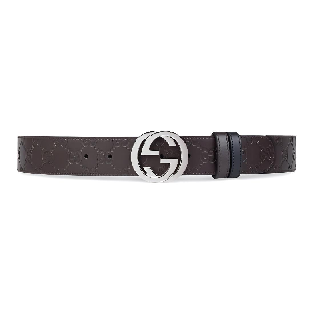 Gucci Reversible Signature Buckle Belt