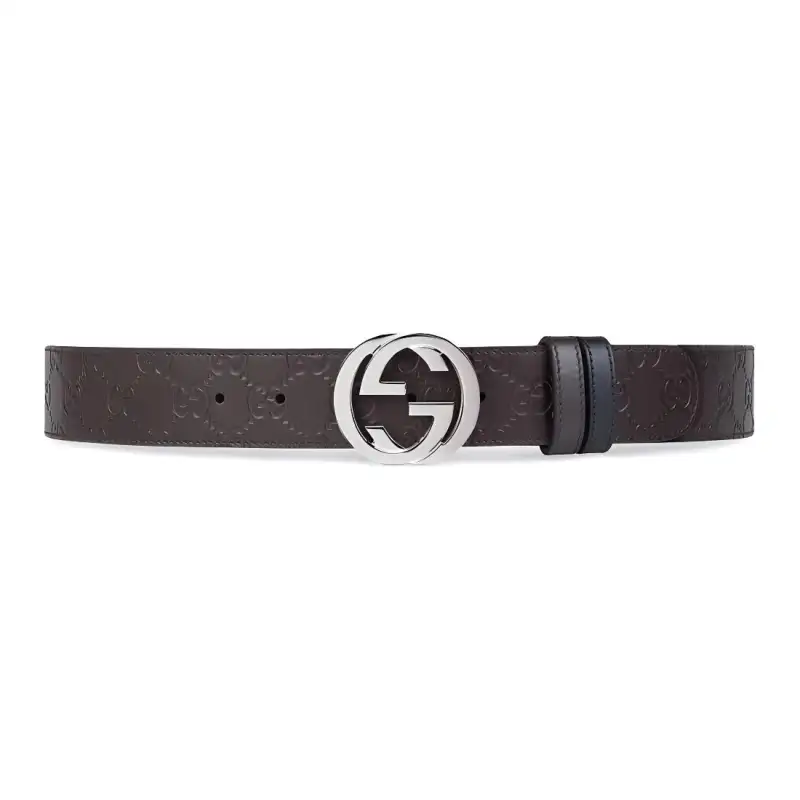 Gucci Reversible Signature Buckle Belt
