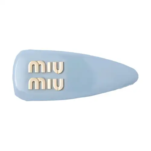 MIU MIU Metal Hair Clips Women's Interstellar Blue
