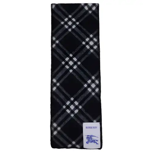 Burberry checkered cashmere scarf