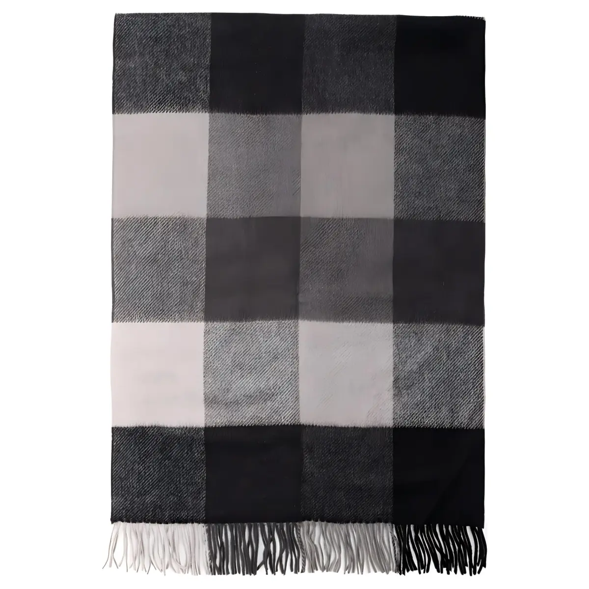 COACH Knit Scarves Men's Black Gray