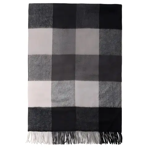 COACH Knit Scarves Men's Black Gray