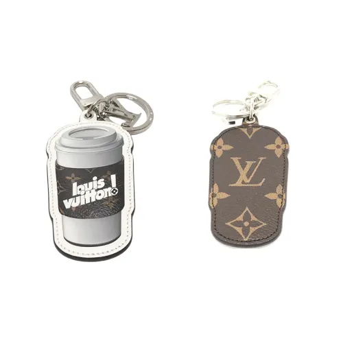 LOUIS VUITTON Everyday Lv Coffee Cup Bag Charm And Key Holder