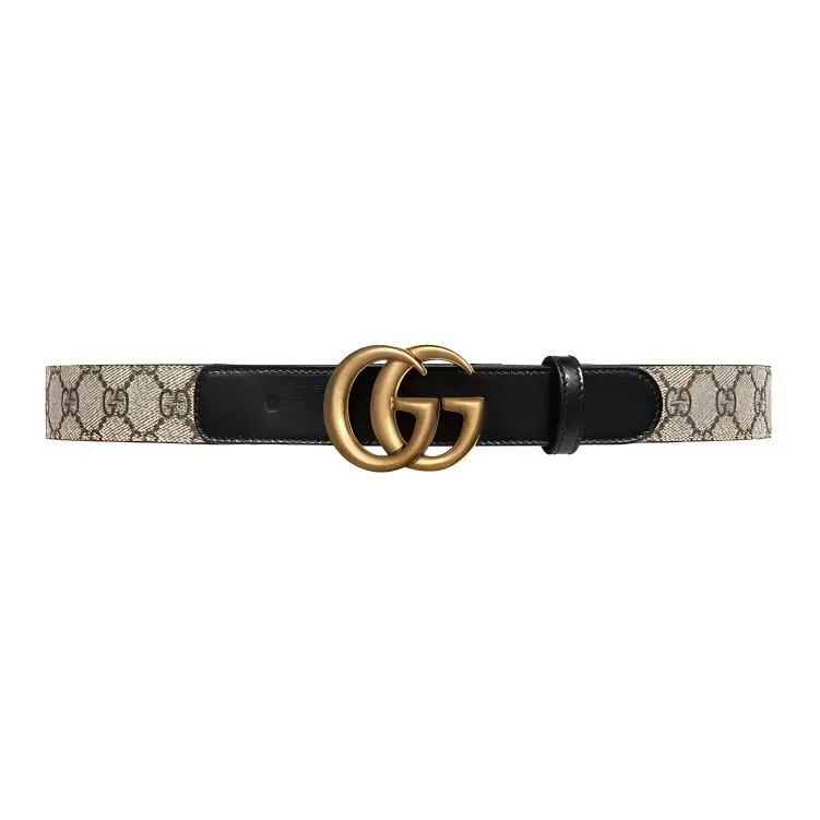 GUCCI Gg Belt Double G Buckle 1 Width