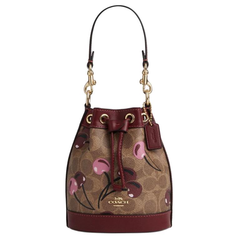 Женская сумка COACH 14 (коричневая)