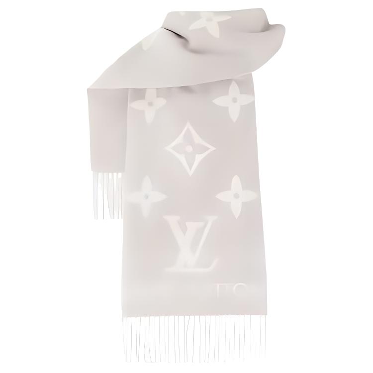 Женский шарф Louis Vuitton Reykjavik Scarf (серый)
