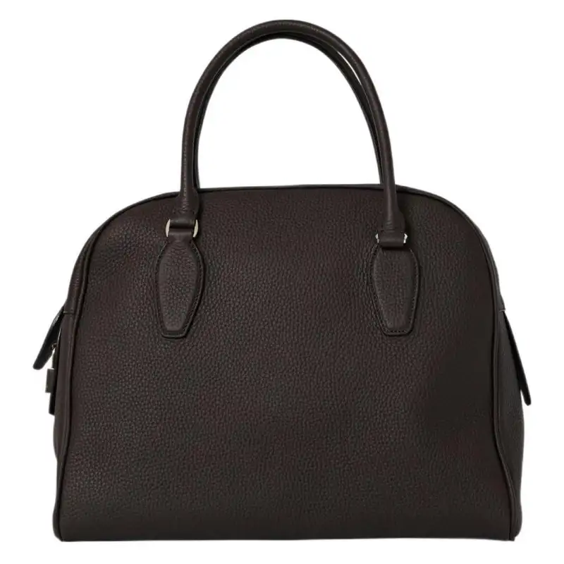 THE ROW Deerskin Bowling Bag, Handbag Women's Dark Brown