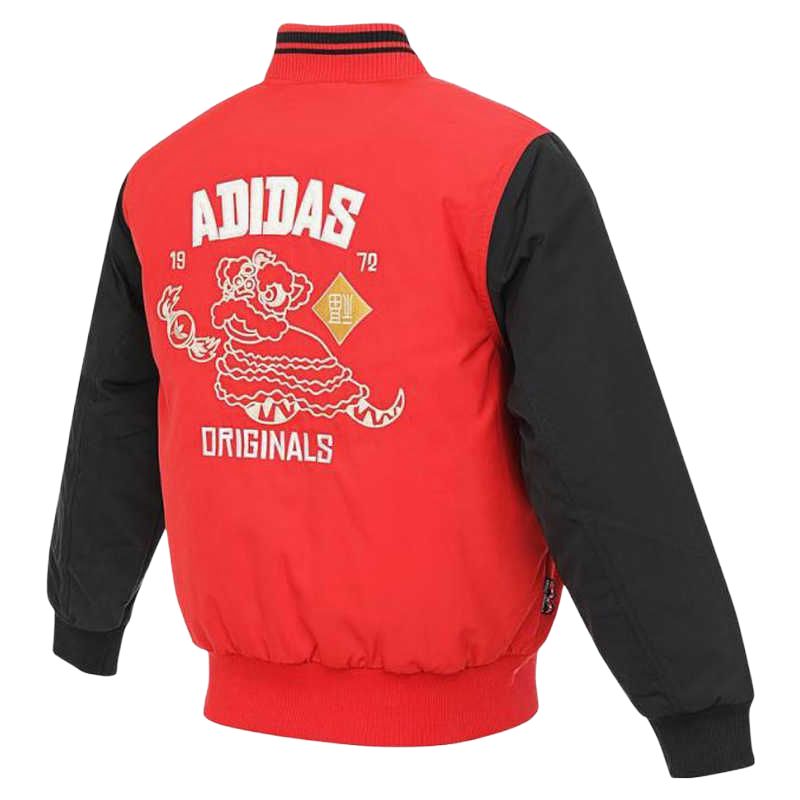 Куртка adidas originals (красная) — фото 2