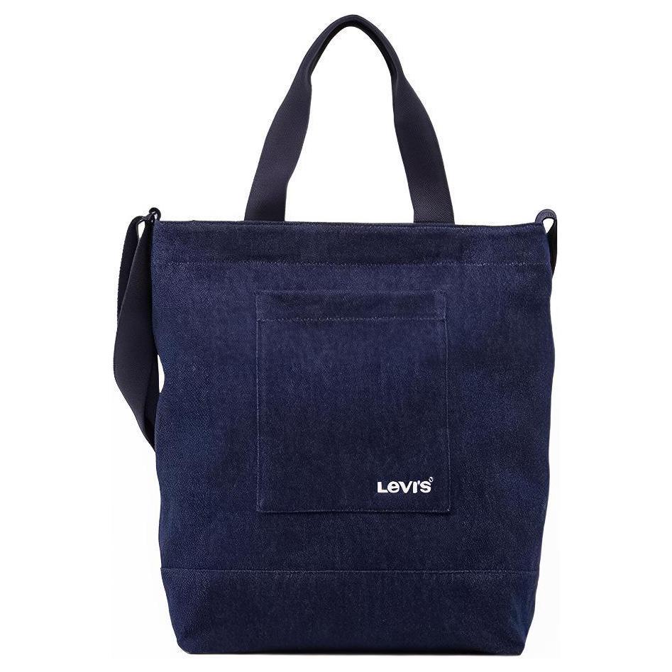Levis Cotton Shoulder Bag, Crossbody Bag, Handbag Regular Unisex Blue