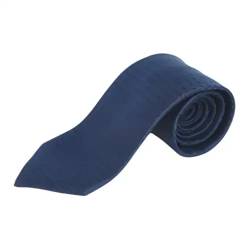 HERMES Silk Ties Unisex Sea Blue