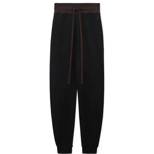 LOEWE FW24 Knitted Sweatpants Men's Black