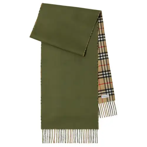 Burberry Knit Scarves Women's Green