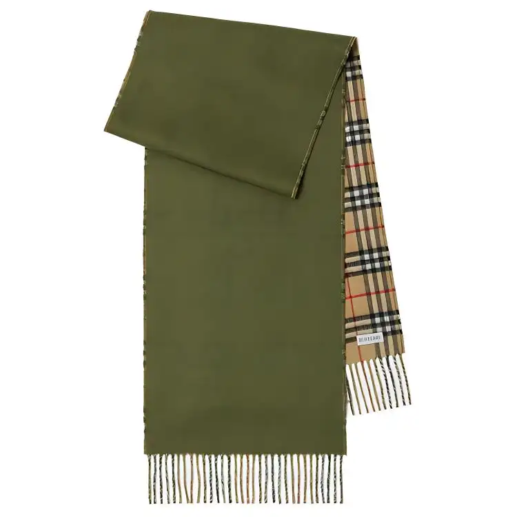 Burberry Knit Scarves Women's Green