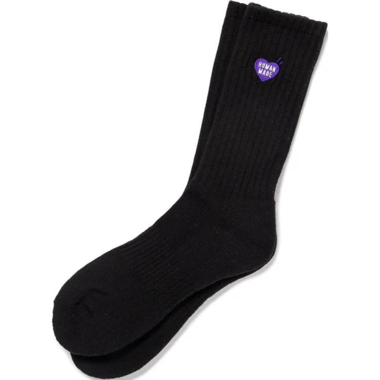 HUMAN MADE Heart embroidered Socks