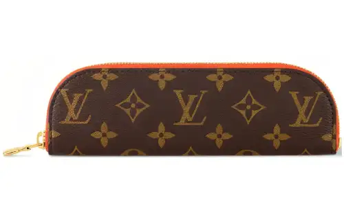 LOUIS VUITTON Coated Canvas Storage Bag Women's Orange & Pink