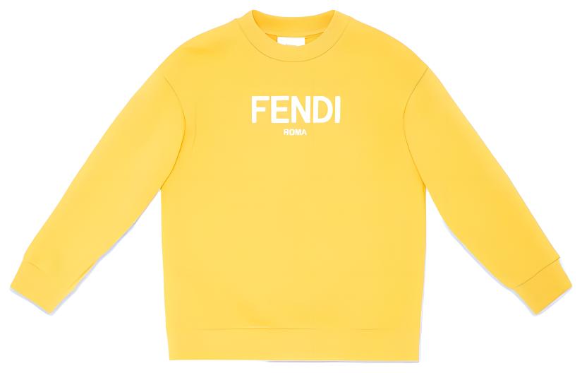 Мужское худи Fendi (желтое)