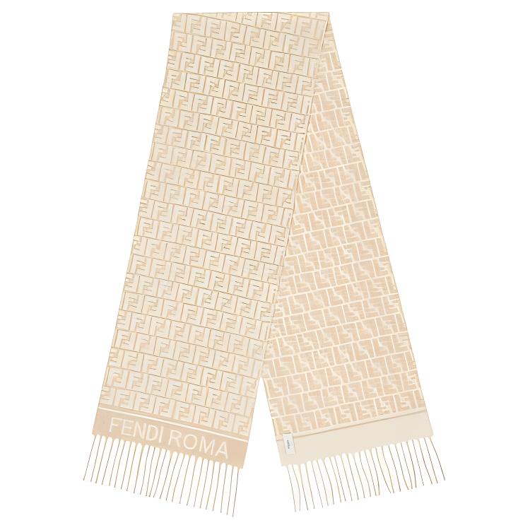 Женский шарф Fendi (желтый)