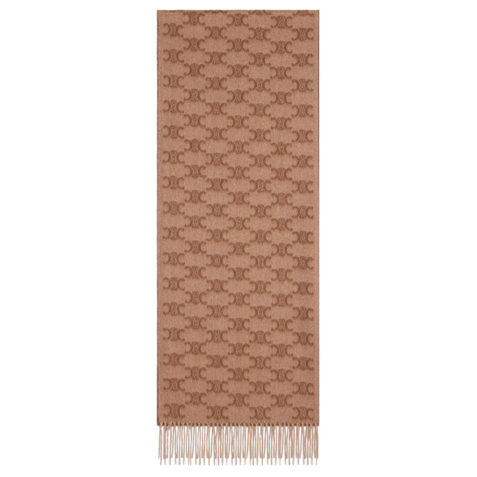 CELINE Scarf In Monogram Cashmere