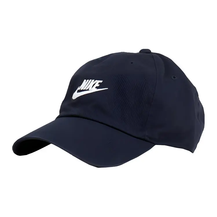 Nike Cotton Baseball Caps Unisex Navy Blue