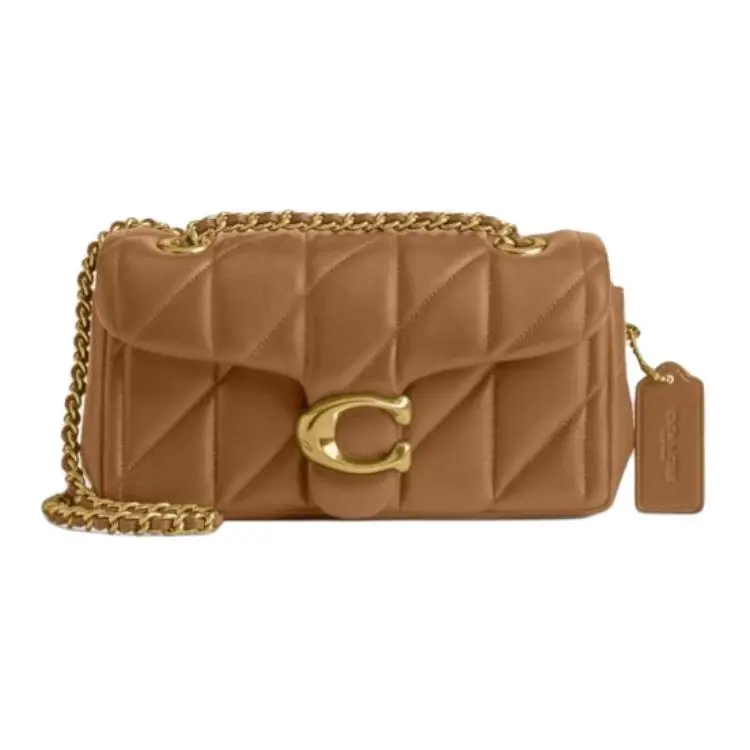 COACH Tabby Sheepskin Crossbody Bag, Shoulder Bag Small Women's Mel Brown