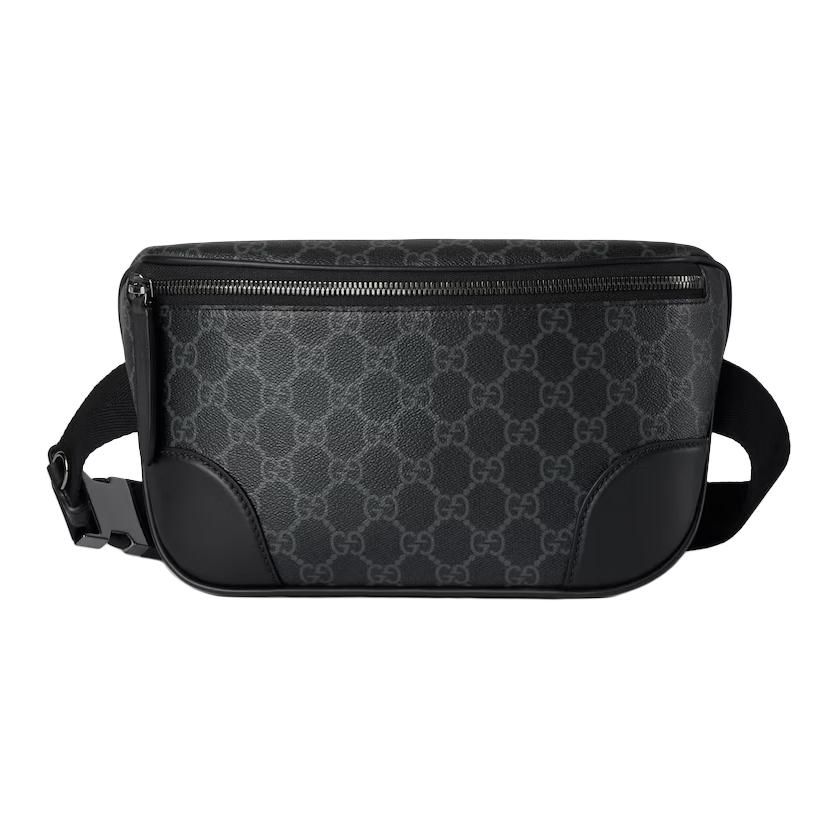 Мужская сумка Gucci GG Emblem (черная)
