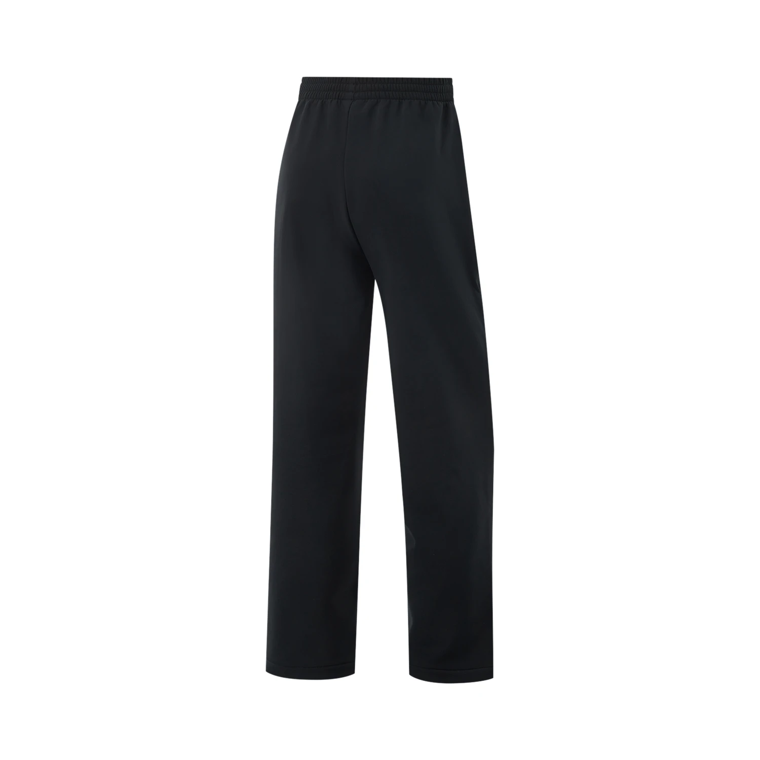Li Ning Fitness Series Solid Color Mid Rise Comfortable And Breathable Fleece Lined Thermal Straight Fit Loose Fit