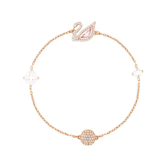 Swarovski Women's Dazzling Swan Bracelet Gold