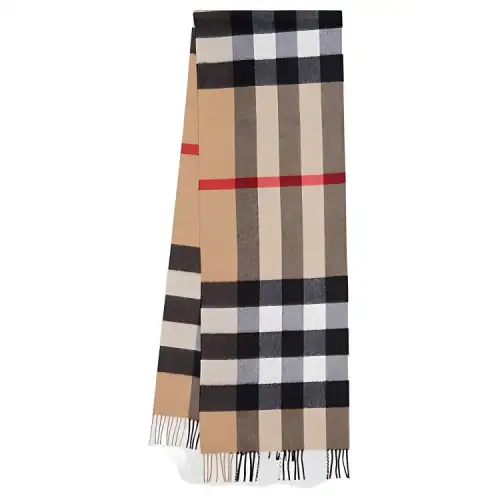【Previous Season】checked cashmere scarf
