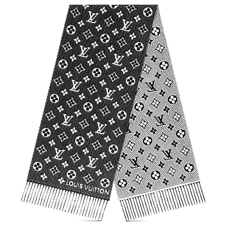 Шарф Louis Vuitton TOUJOURS (серый)