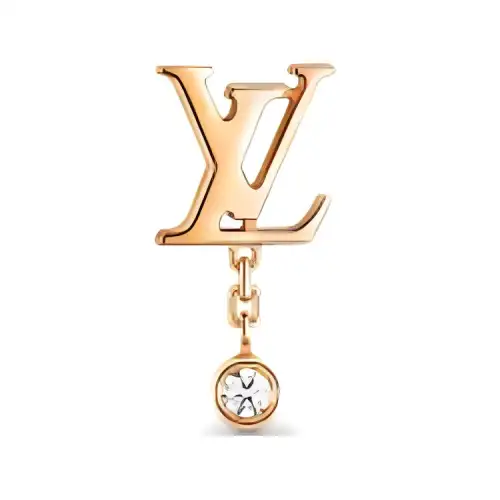LOUIS VUITTON Idylle Blossom Lv Ear Stud Pink Gold And Diamond   Per Unit