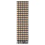 GUCCI Wool Knit Scarves Unisex Black