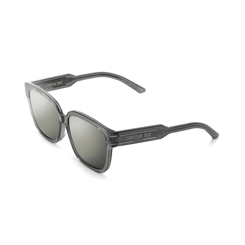 DIOR Acetate Square Sunglasses Women's Gray