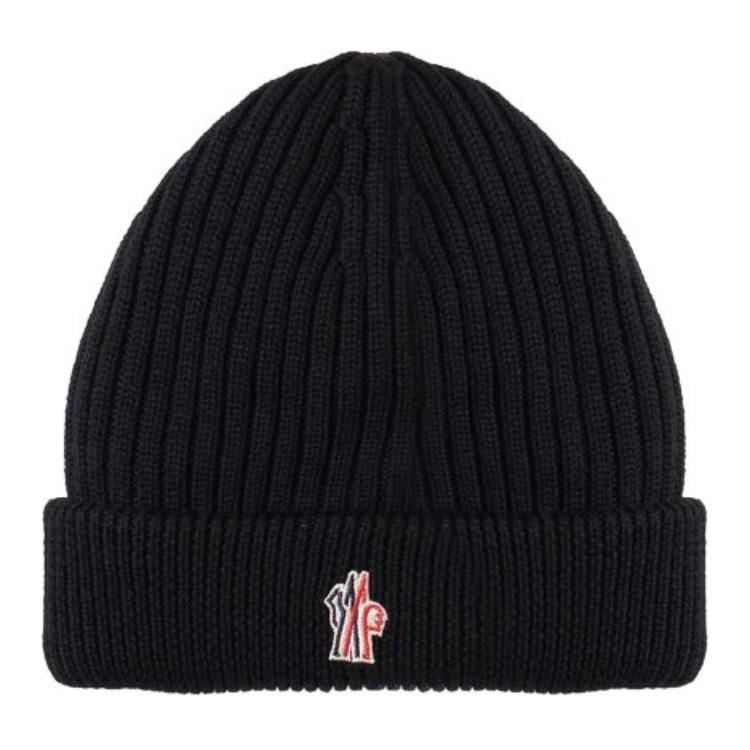 Мужская шапка Moncler Grenoble (черная)