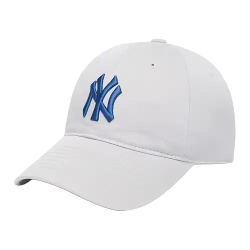 MLB Cotton Baseball Caps CP66 Unisex Light Gray