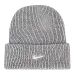 Nike Peak Tall Cuff Swoosh Beanie Grey