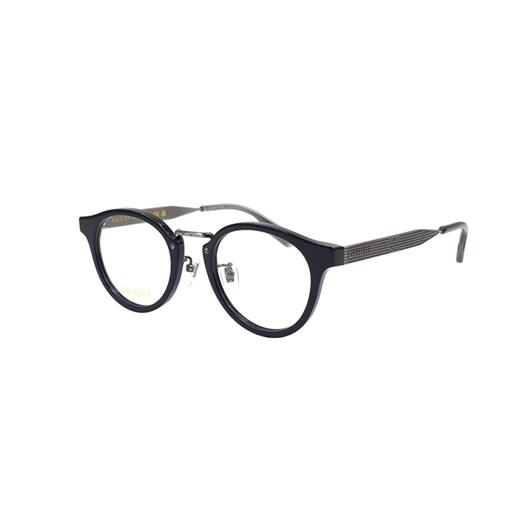 Очки Gucci Optical (черно-серебристые)