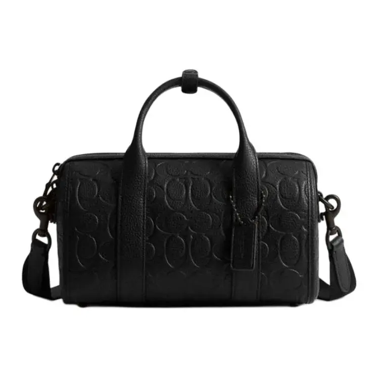 COACH Gotham Cow Leather One Shoulder Handbag Medium Unisex Black