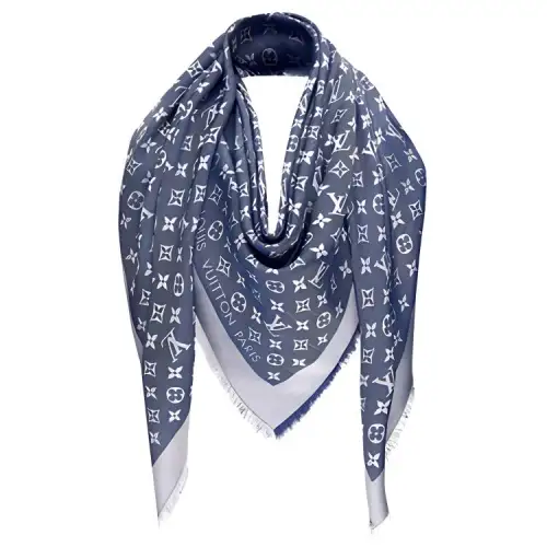 Lv M76068 Monogram Denim Shawl