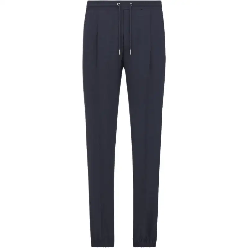 DIOR Knitted Sweatpants Men's Blue
